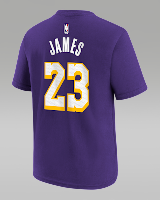 Lebron James Los Angeles Lakers Statement Edition Big Kids' NBA T